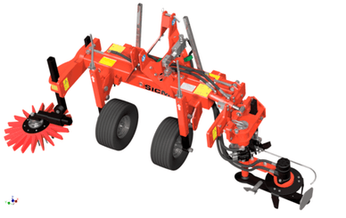 Travail du sol - Viti arbo - Interceps sur châssis à largeur variable