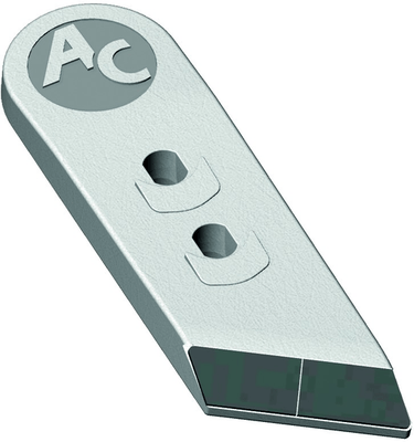 Pièces d'usure charrue - Kverneland - Pointe 2 trous carbure droite Kverneland adaptable
