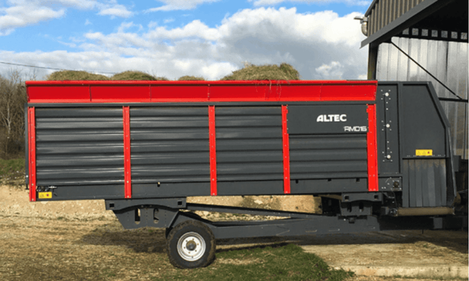 Alimentation - Remorques distributrices - Remorque distributrice de foin en vrac RMD