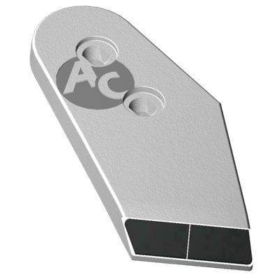 Pièces d'usure charrue - Huard - Pointe Marathon carbure gauche Huard adaptable