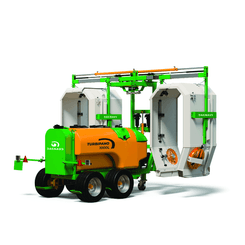 Pulvérisation - Pulvérisateurs vigne - Pulvérisateur porté ou trainé PULPANO ET TURBIPANO panneaux récupérateurs