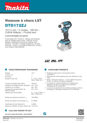 Electroportatifs - Perçeuses, visseuses - Visseuse à chocs LTX sans fil 18VC