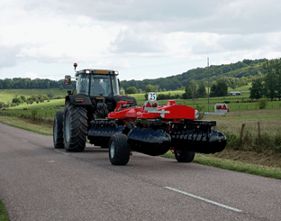 Travail du sol - Déchaumeur à dents - Cover crops en X autoporteur pulvériseur MONODISC X