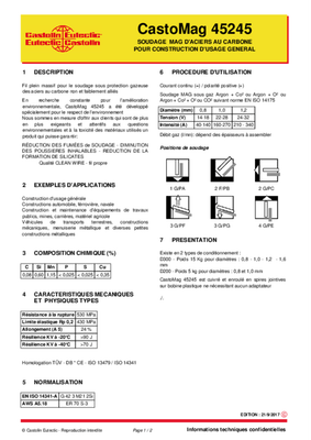 Pièces détachées - Pièces déttachées - Fil CASTOMAG Ø 1 mm