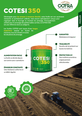 Pièces détachées - Pièces déttachées - Ficelle COTESI 350 bleu 5 KG