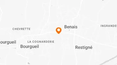 Position du magasin sur la carte